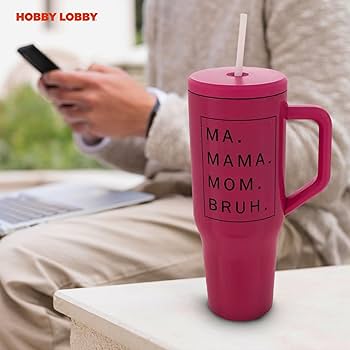 Amazon.com | Hobby Lobby Stainless Steel Mama Tumbler with Lid and