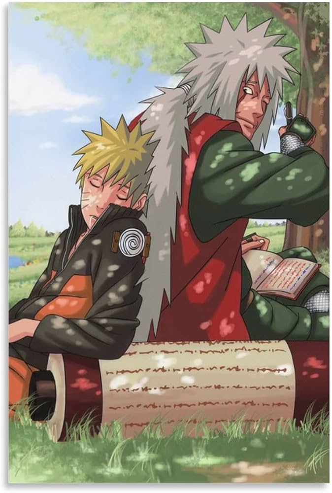 Amazon.co.jp: アニメ NARUTO -ナルト- 自来也 キャンバス アート
