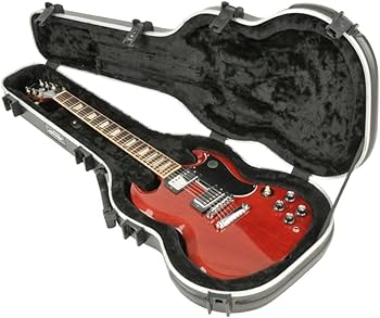 Amazon.com: SKB SKB-61 Deluxe Double Cutaway Electric Guitar Case