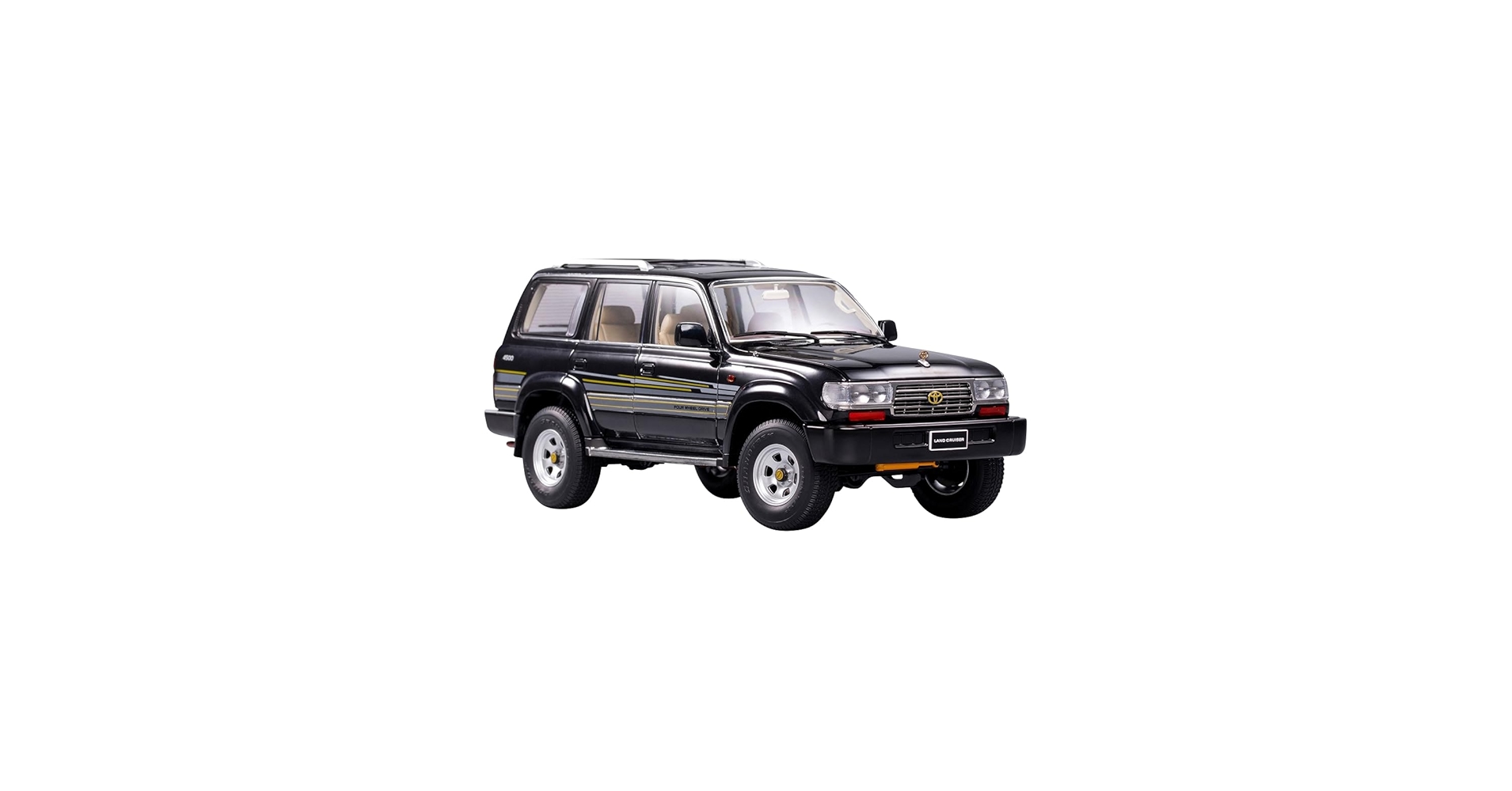 Amazon | KENGFAI 1/18 トヨタ ランドクルーザー VX-RL LC80 ブラック
