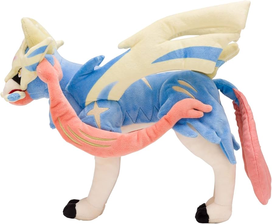 Amazon.co.jp: ポケモンセンターオリジナル ぬいぐるみ ザシアン 23×36