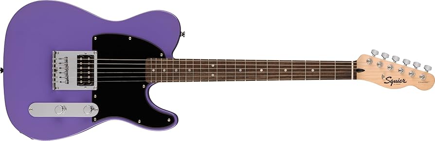 Amazon.com: Squire Sonic Esquire Electric Guitar, Ultraviolet