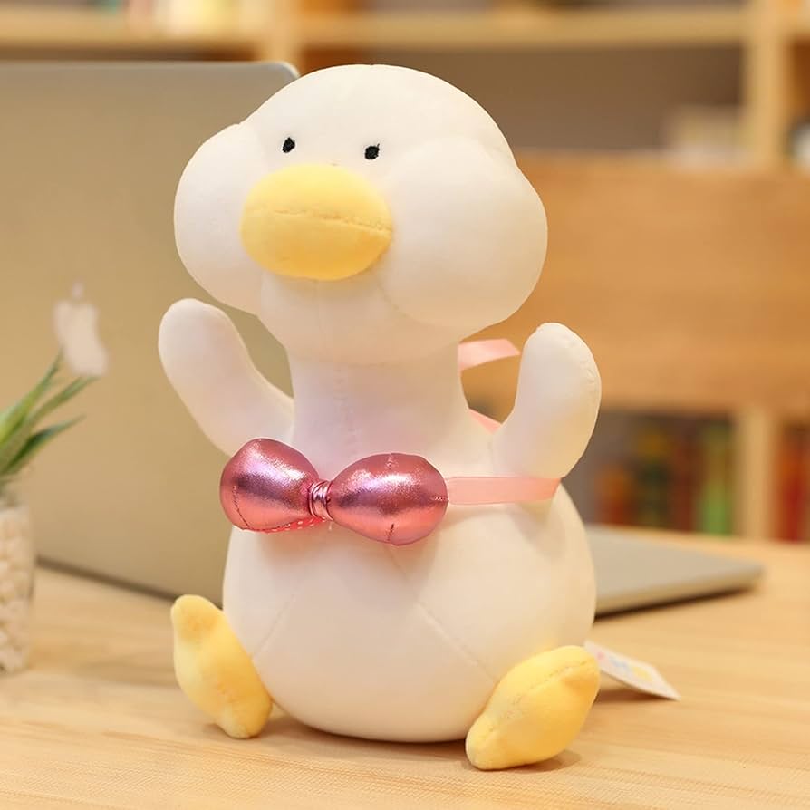 Amazon.co.jp: 鴨 ダック縫い包み アヒル おもちゃ ぬいぐるみ 丸い頬
