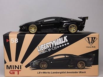 Amazon | MINI GTLBWORKS ランボルギーニ アヴェンタドール ブラック