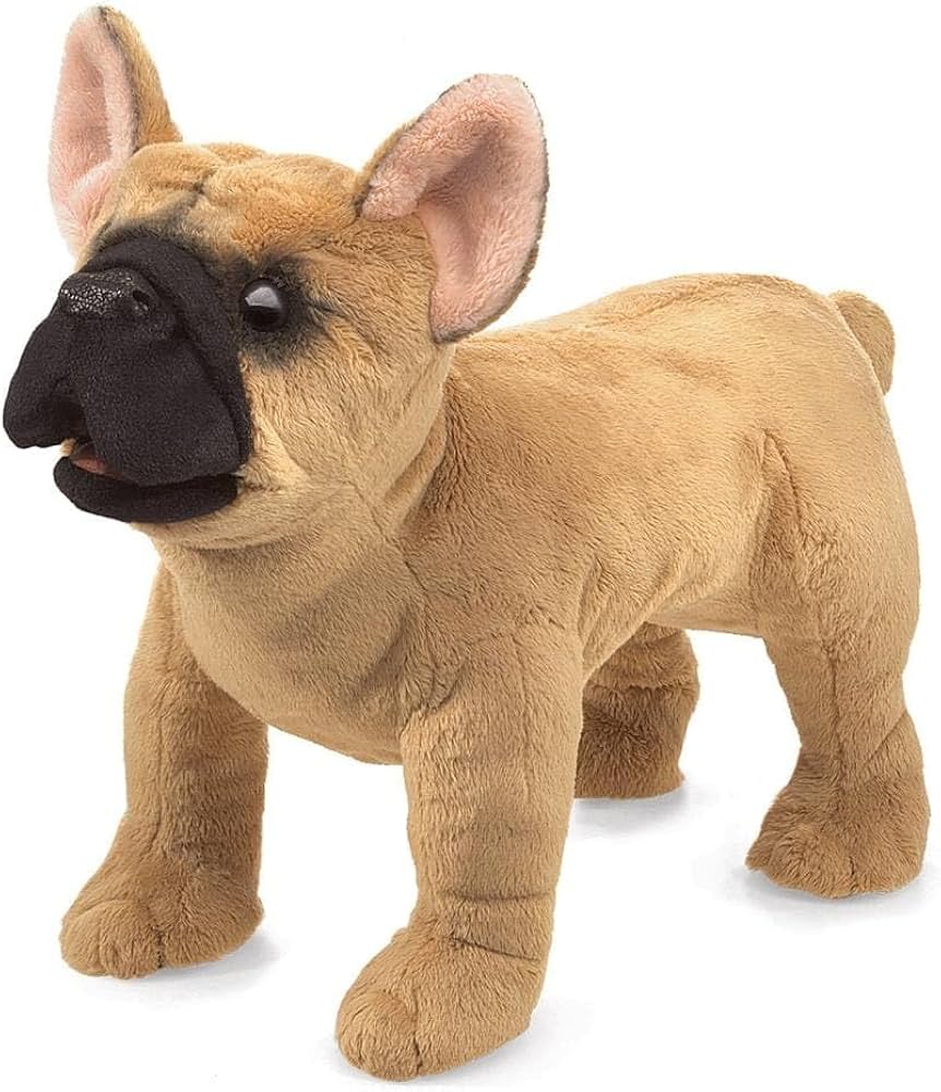 Amazon.co.jp: Folkmanis フレンチブルドッグのぬいぐるみ 操り人形