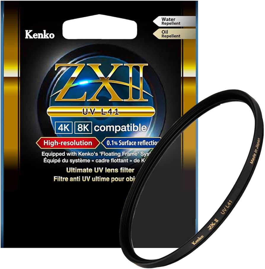 Kenko Lens Protection Filter ZXII UVL41 φ72mm, for Protection, 0.1