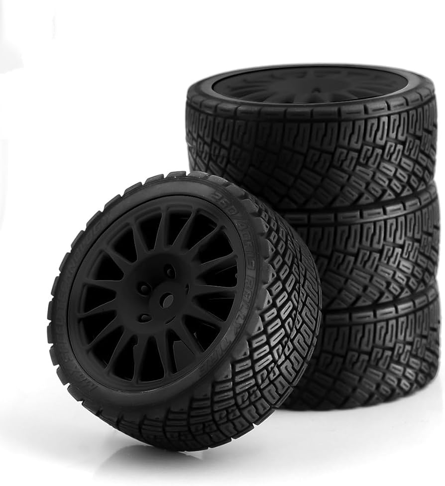 Amazon | Chanmoo 1/10 RCラリーカータイヤ 12mm 六角プラスチック