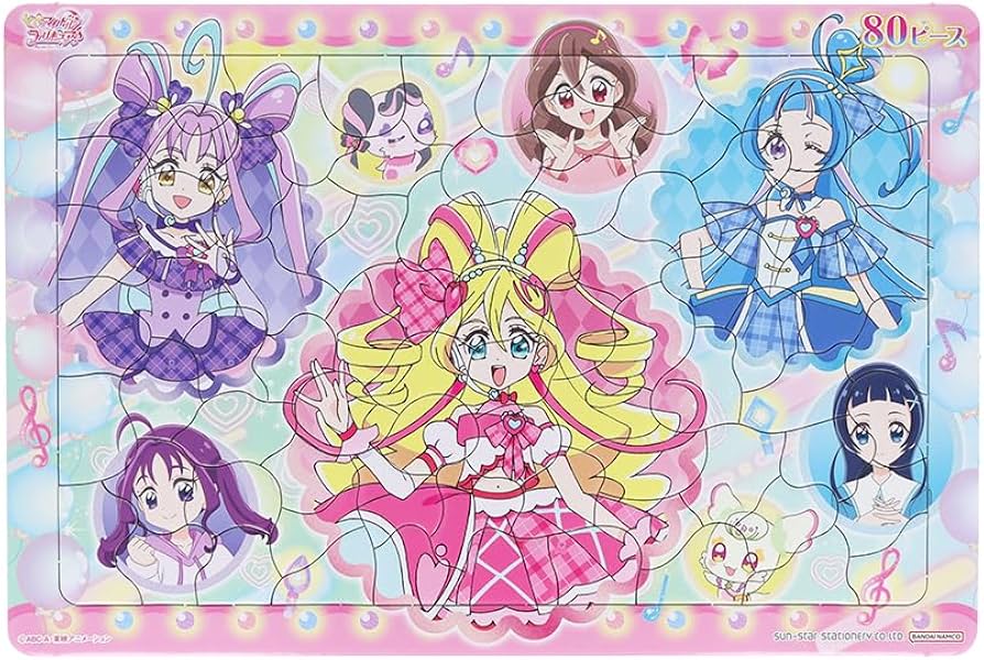 Amazon | サンスター文具 パズル80P A柄 キミとアイドルプリキュア