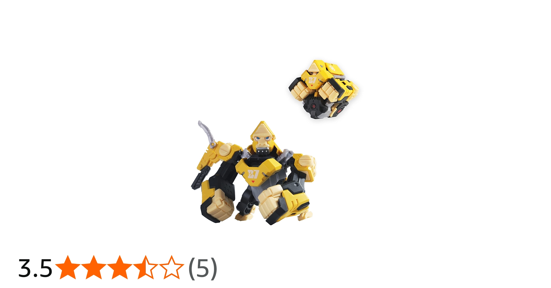 52TOYS Beastbox Series GIOBANA Gorilla Deformation Toy, Children's