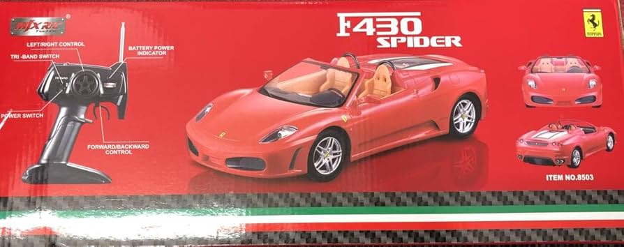 Amazon.co.jp: 1/14 フェラーリ F430 SPIDER ラジコン MJX R/C