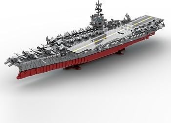 Amazon.com: BrickCraftWorks Military Battleship Model Blocks Set
