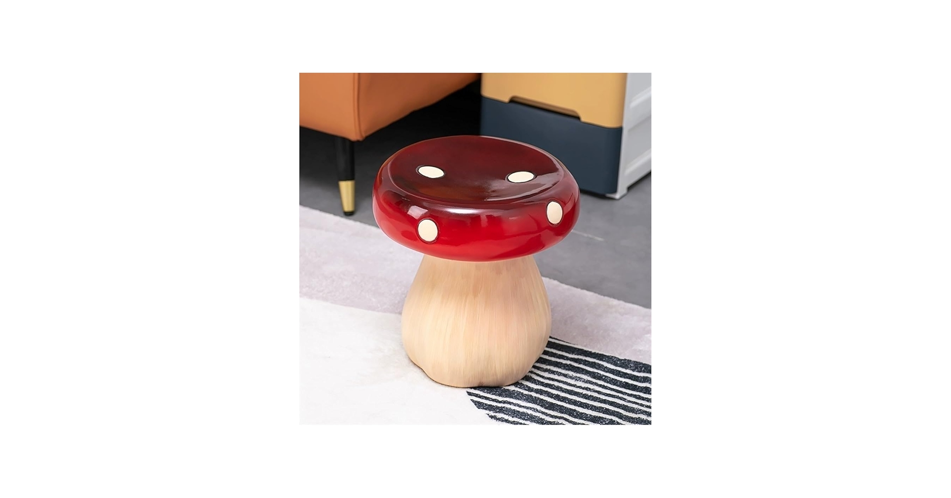 Amazon.com: ZYHYZLF Mushroom Shape Resin Ottoman, Mushroom