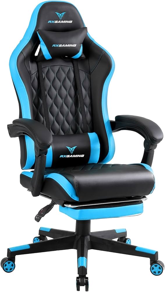 Amazon.co.jp: RXGAMING ゲーミングチェア オットマン付き PC