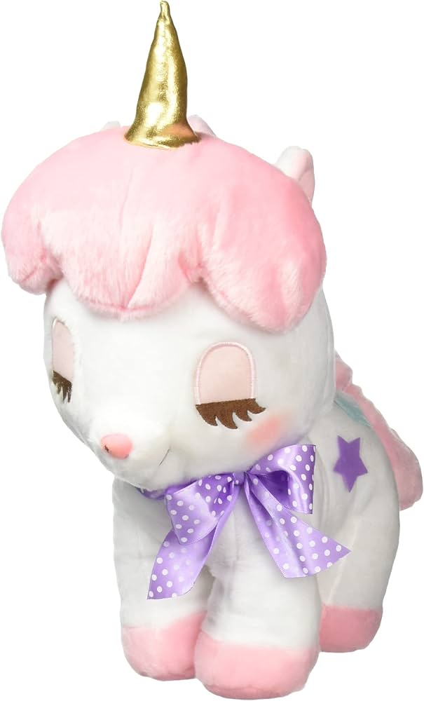 ユニコーンのコニー ゆめかわリボン ローズ BIG ぬいぐるみ ピンク