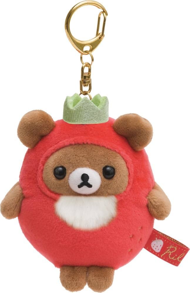 Amazon.co.jp: リラックマ ストロベリーパーティー ぶらさげぬいぐるみ