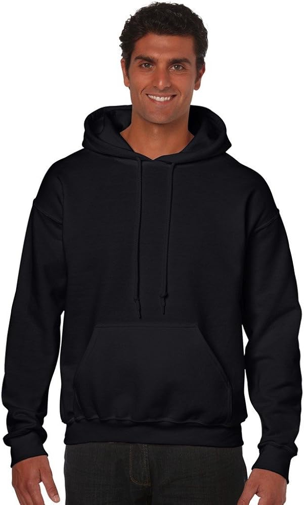 Gildan Heavy Blend Adult Hooded SweatShirt Black M at Amazon Men's