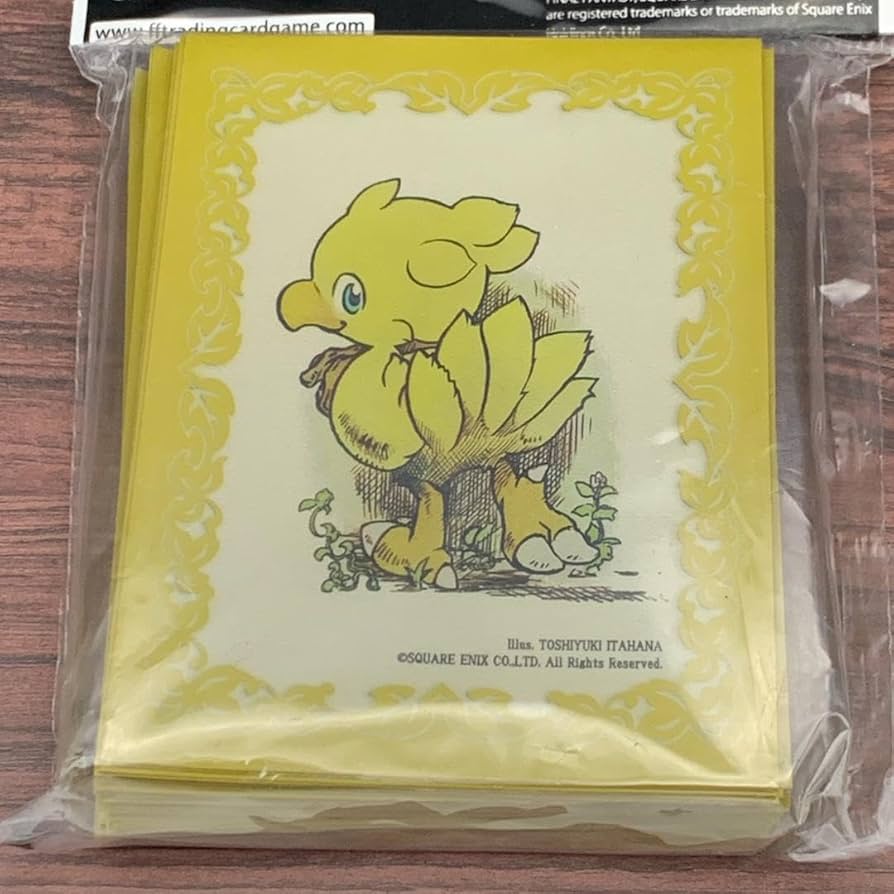 Amazon.co.jp: 海外希少品 !! チョコボ スリーブ 60枚 FlNALFANTASY