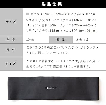 Amazon.co.jp: ヒューロン リカバリーバンド [身体をリラックスモード