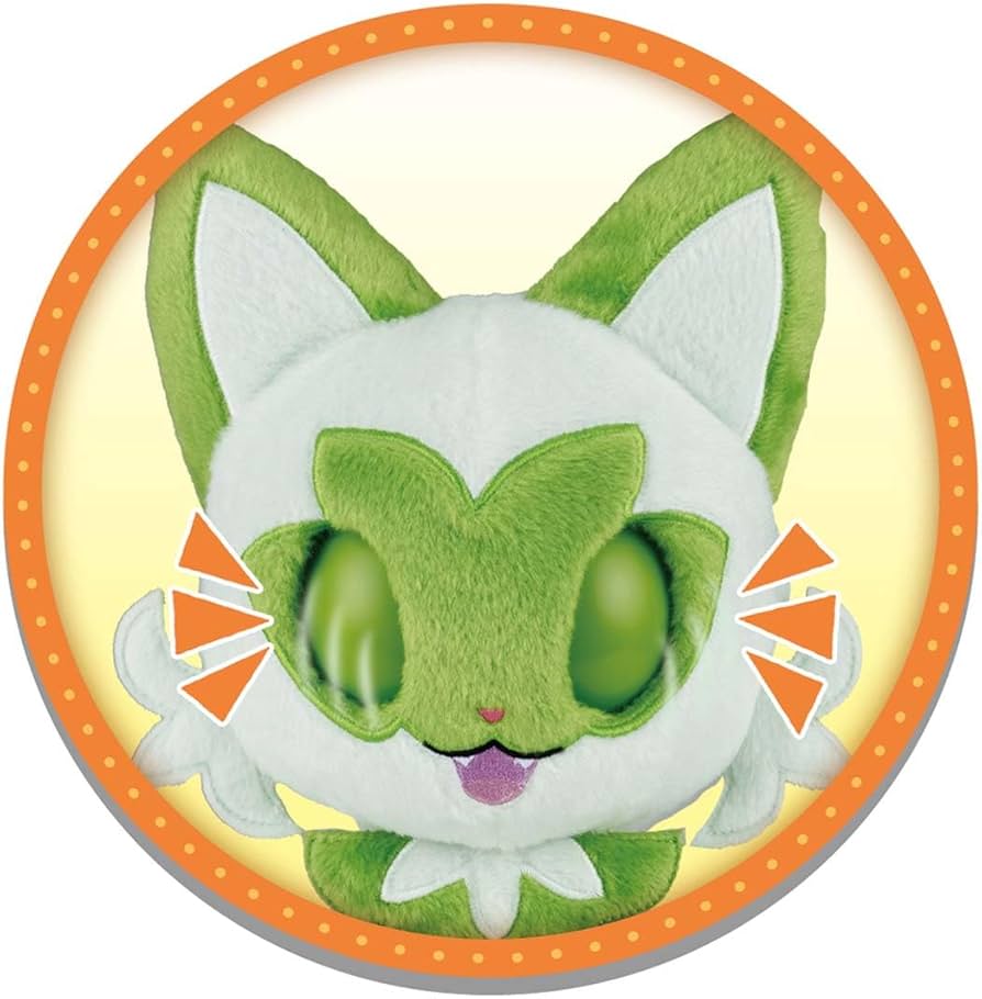 Amazon.co.jp: ポケットモンスター なでてみつめてぱちくりニャオハ