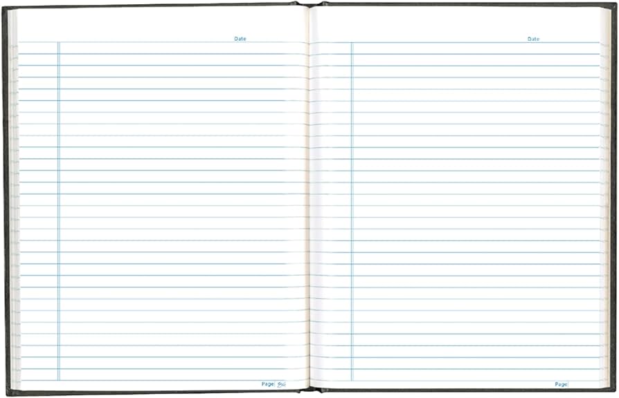 BLUELINE Business Notebook, Blue, 9.25
