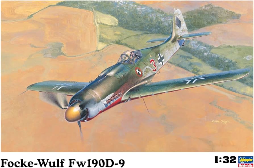 Amazon | ハセガワ 1/32 ドイツ空軍 フォッケウルフ Fw190D-9