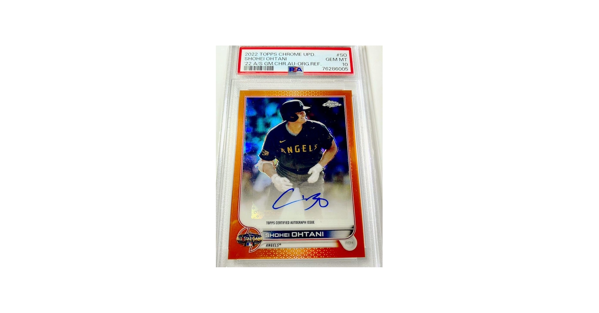 Amazon.co.jp: 【PSA10!オールスターVer!】大谷翔平 Topps Chrome 2022