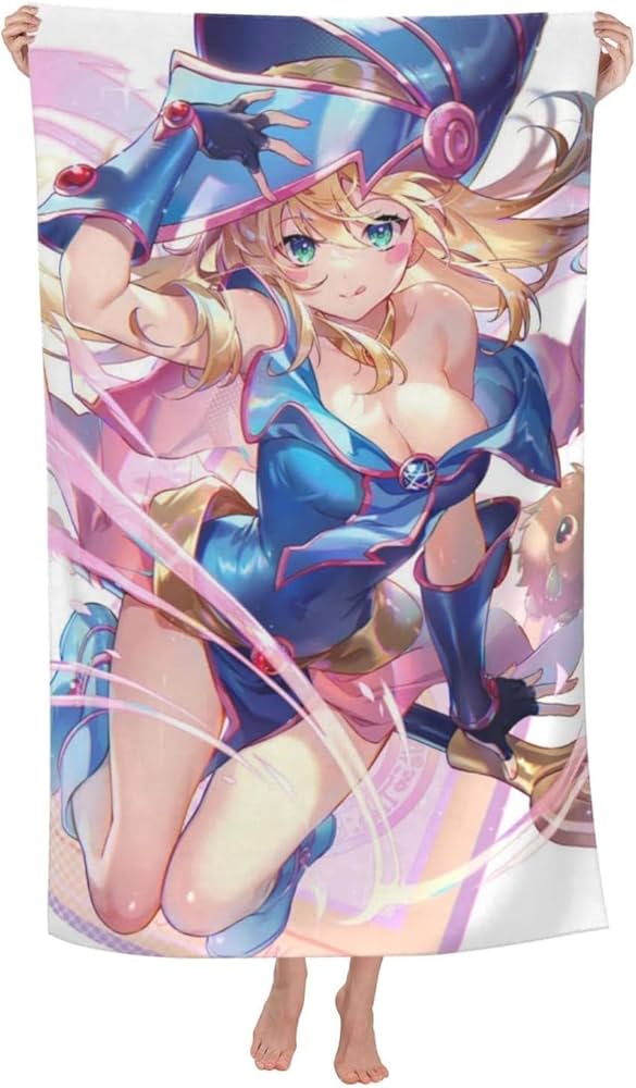 Amazon｜バスタオル 遊戯王 ブラックマジシャンガール 大判 ボディ