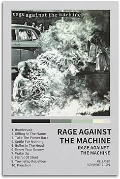 Amazon.co.jp: YNTNDYGV Rage Against The Machineポスター ビンテージ