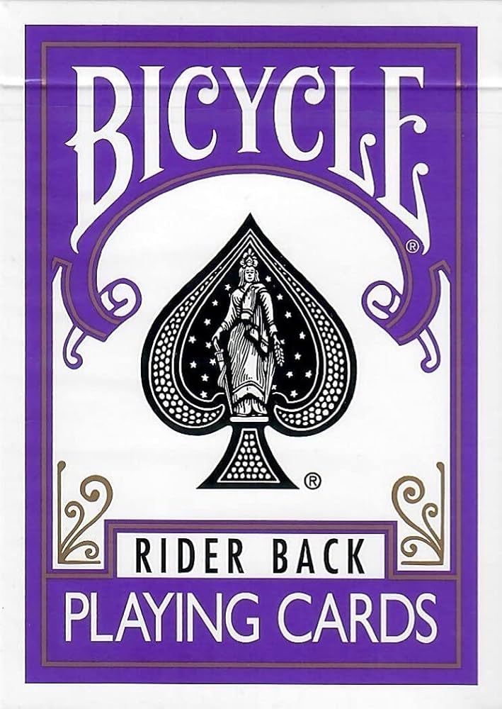 Amazon.co.jp: Bicycle パープルライダーバック トランプデッキ