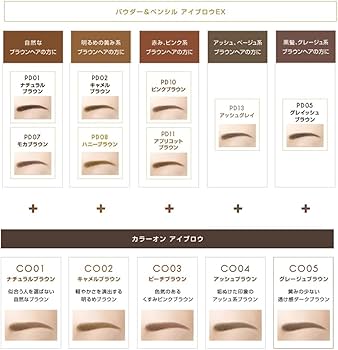 Amazon.co.jp: excel(エクセル)パウダー&ペンシルアイブロウEXPD07