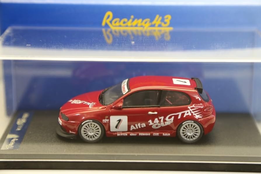 Amazon | レーシング43 1/43 アルファロメオ 147 GTA CAP CAR GTA