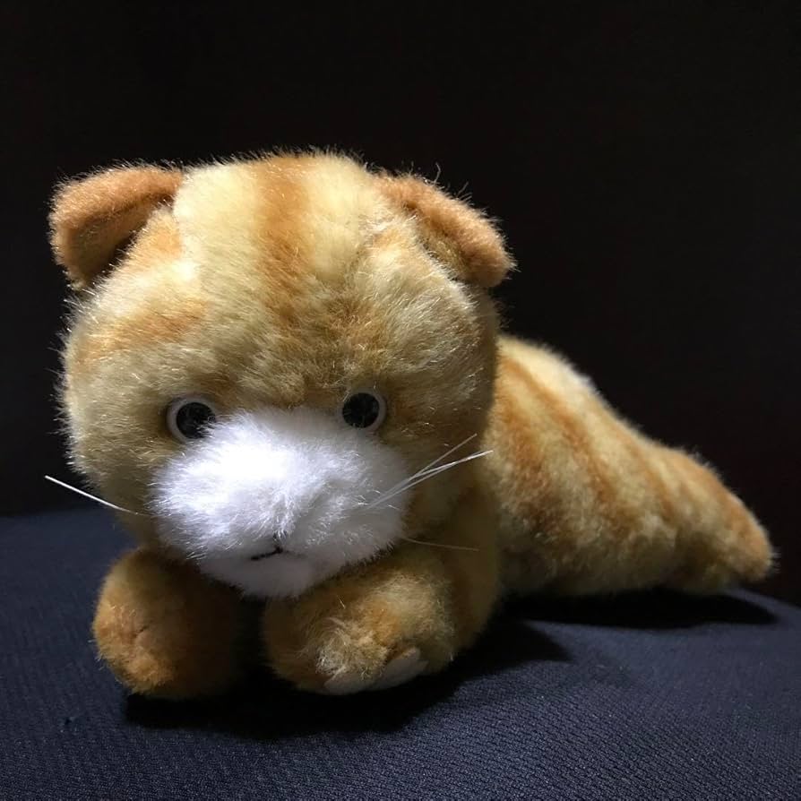 Amazon.co.jp: ぬいぐるみ 猫 ねこ 茶トラ ホワッツマイケル レトロ