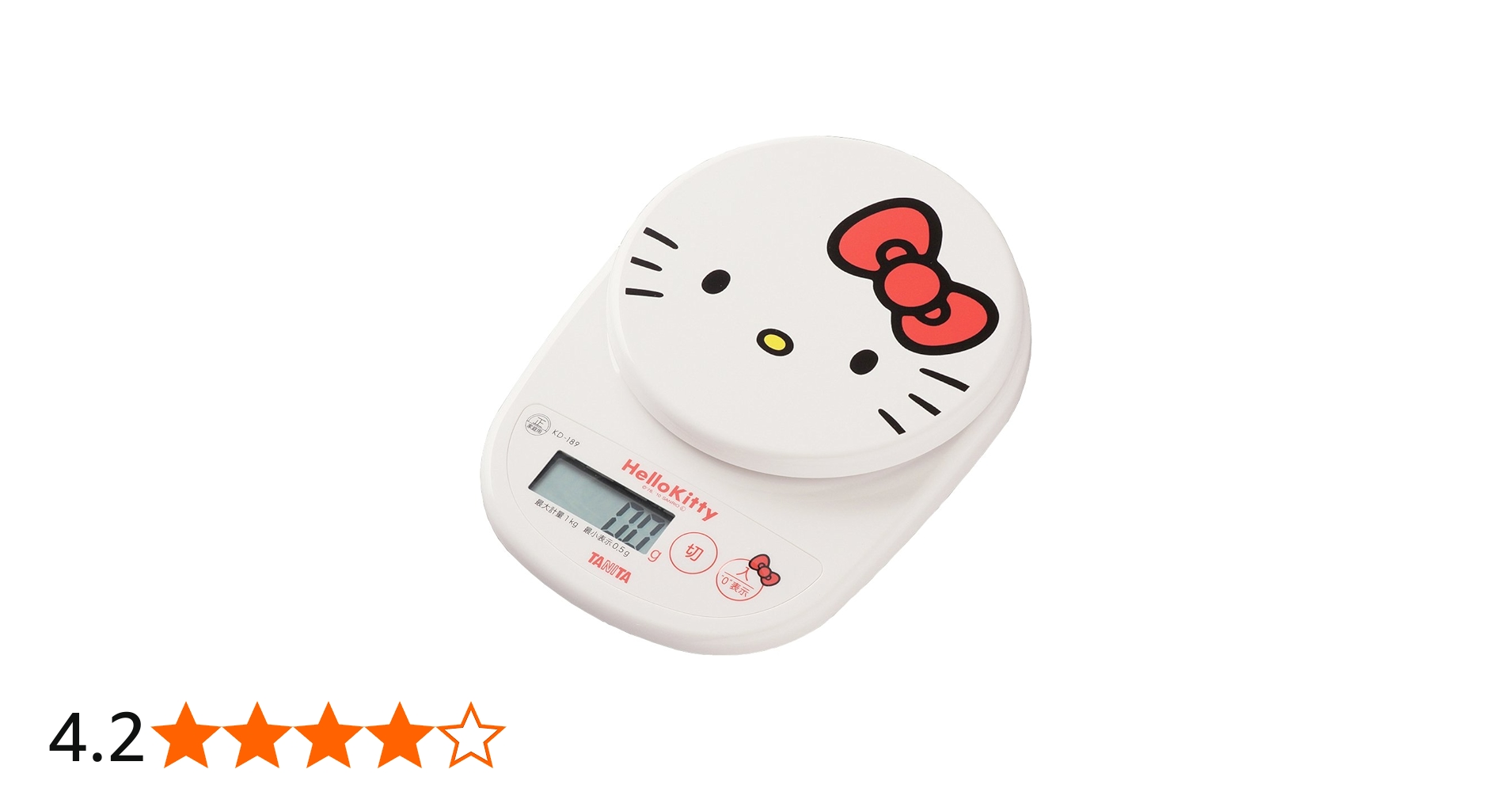 Amazon｜タニタ デジタルクッキングスケール 1kg(0.5g単位) ハロー