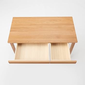 Amazon.co.jp: 無印良品 木製デスク・キャビネット・上置きセット