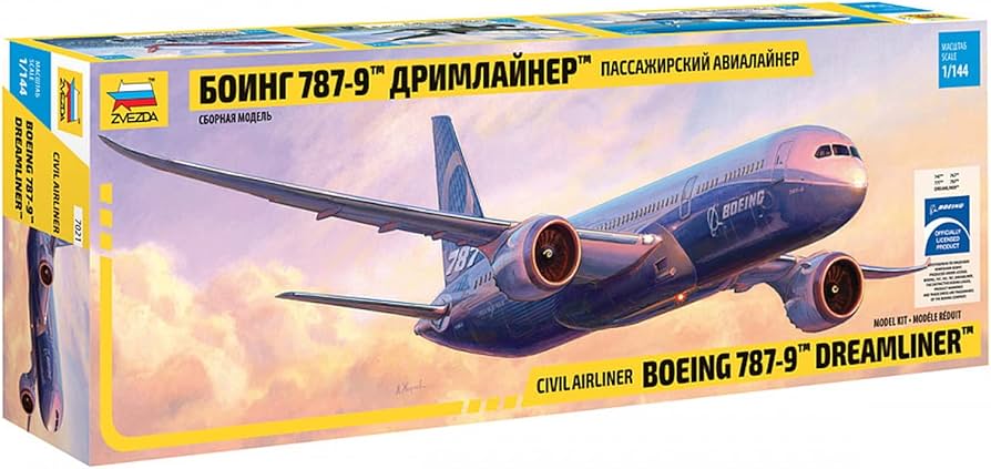 Amazon | ズベズダ 1/144 ボーイング 787-9 ドリームライナー ZV7021