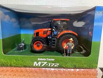 Amazon.co.jp: クボタトラクターM7-172ミニチュア ジオラマ仕様 : おもちゃ