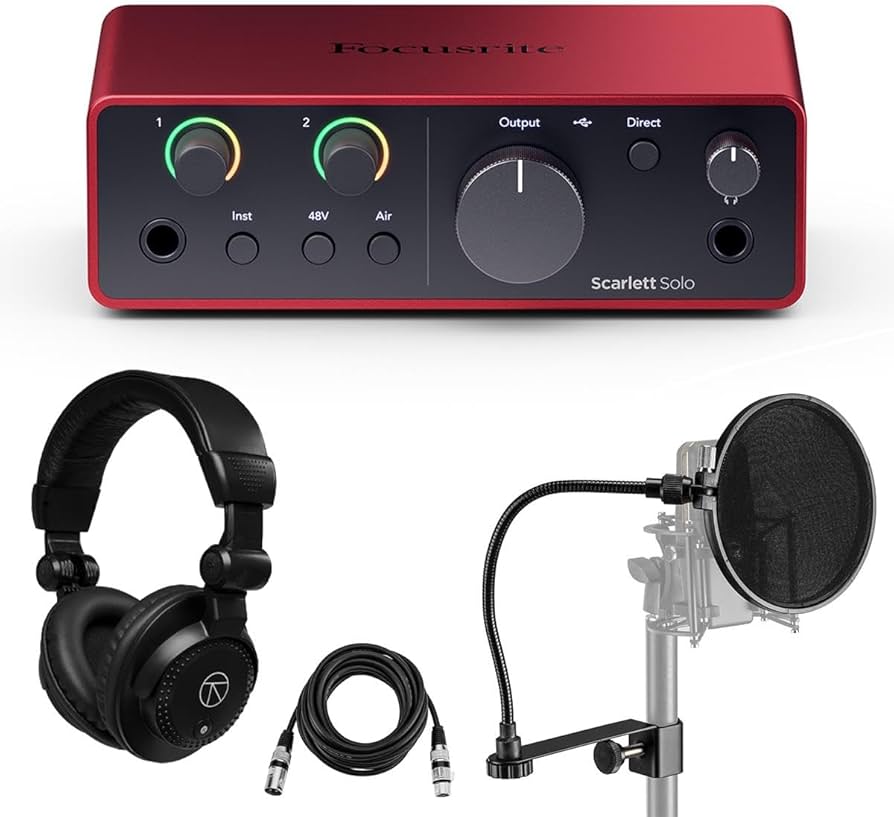 Amazon.com: Focusrite Scarlett Solo 4th Gen USB Audio Interface