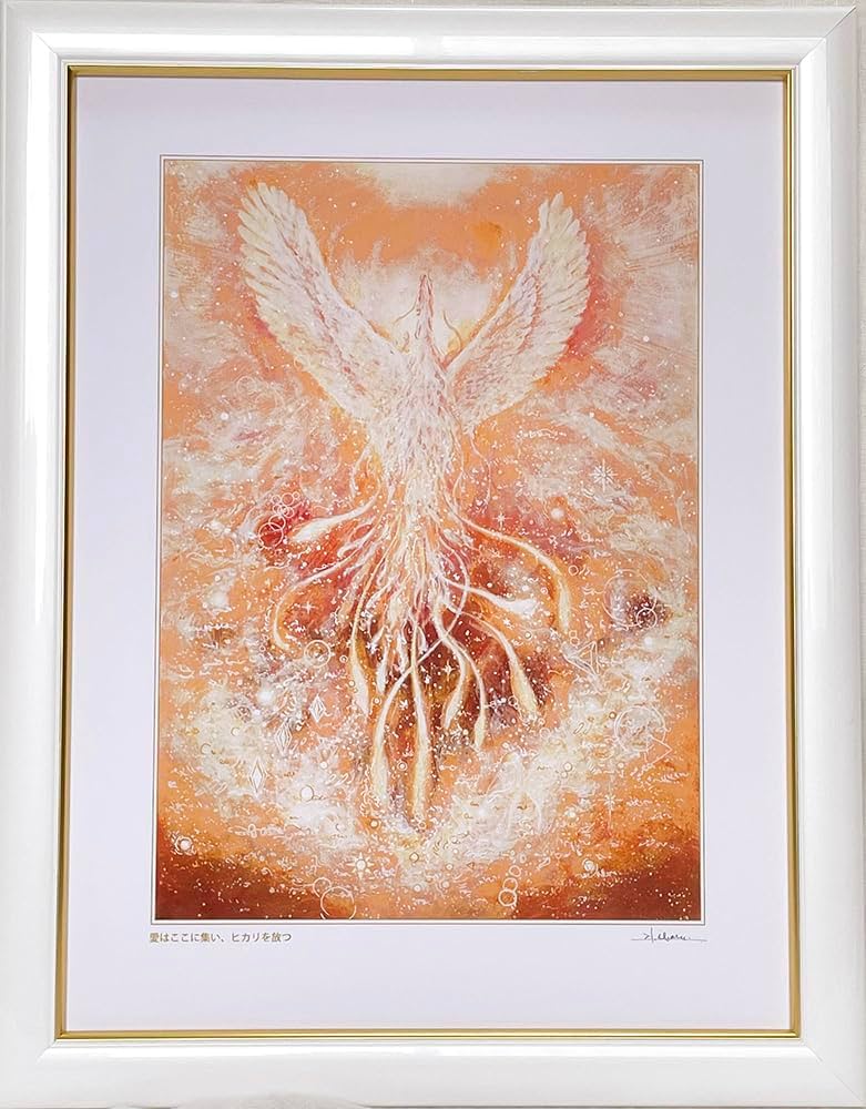 Amazon.co.jp: 絵画 インテリア おしゃれ 鳳凰 ヒーリングアート