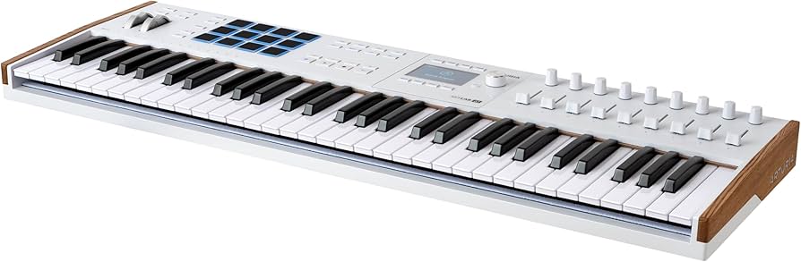 Amazon.com: Arturia KeyLab 61 mk3 White — 61 Key USB MIDI Keyboard