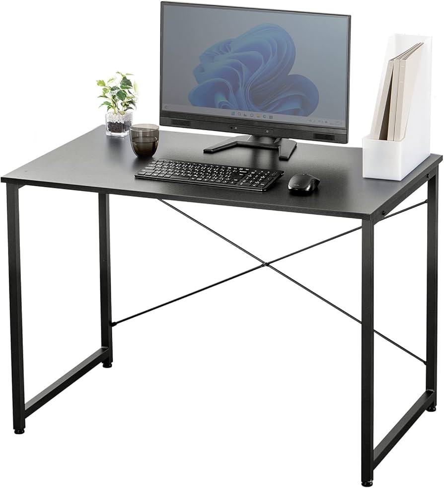 Amazon | サンワダイレクト パソコンデスク 幅100×奥行60cm モニター