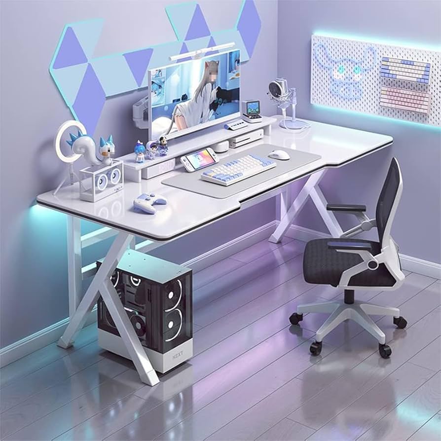 Amazon | ゲーミングデスク「メーカー一年保証」幅80cm 100cm 120cm