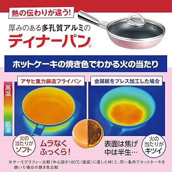 Amazon | アサヒ軽金属 フライパン ディナーパン 26cm IH ガス 対応 浅
