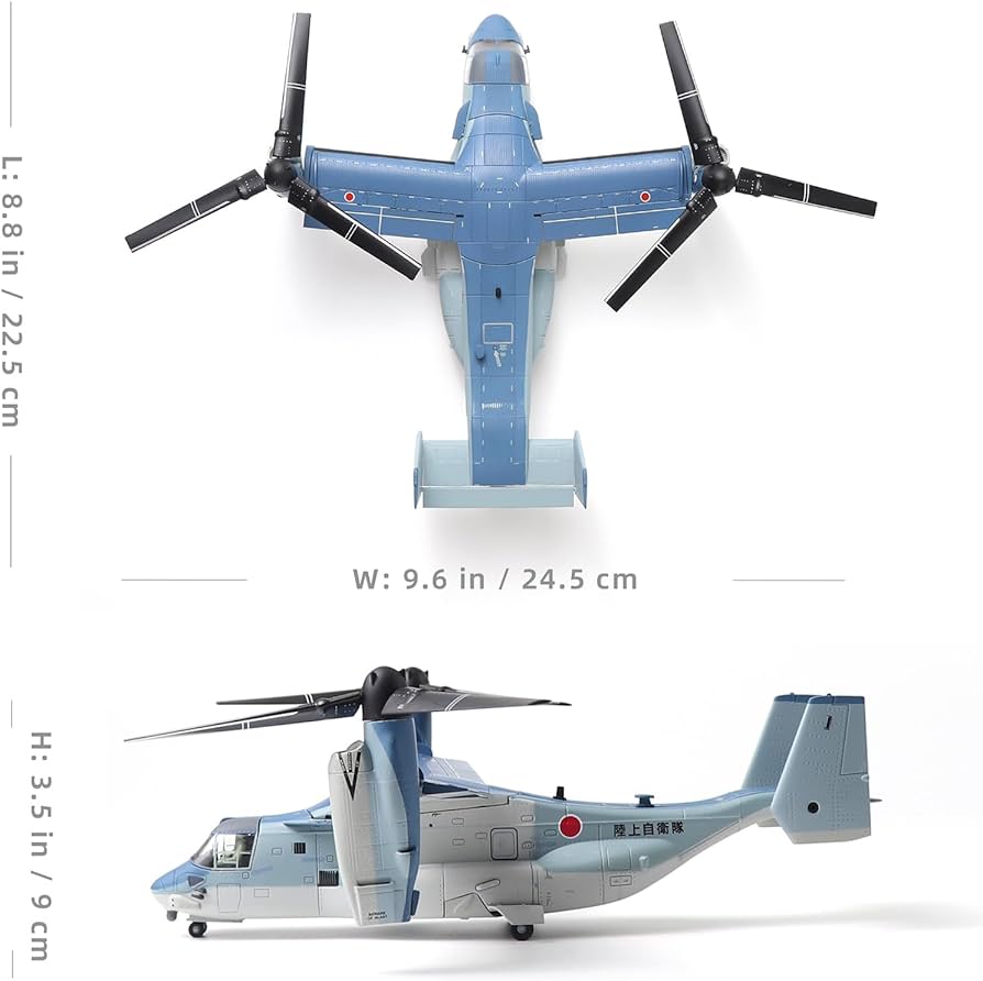 Amazon.co.jp: NUOTIE V-22 オスプレイ 1/72 ティルトローターモデル