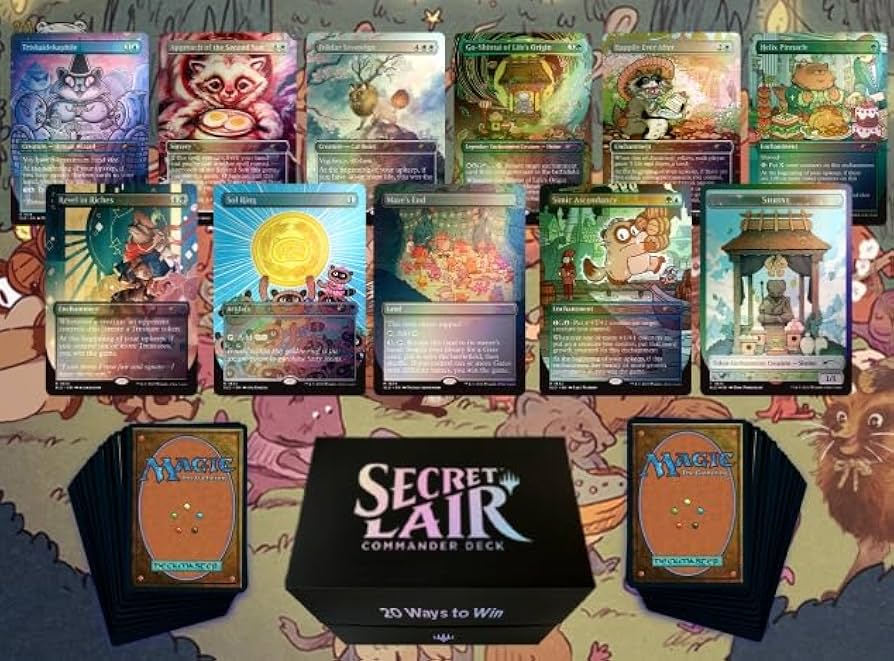 Amazon.com: MTG Secret Lair Commander Deck: 20 Ways to Win : Toys