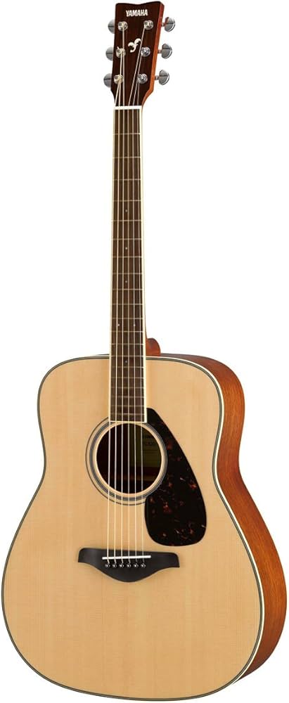 Amazon.com: Yamaha FG820 Solid Top Acoustic Guitar, Natural
