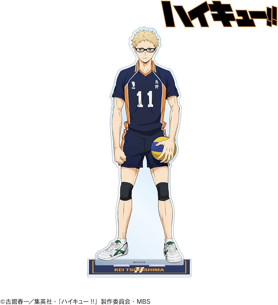Amazon.co.jp: ハイキュー!! 月島蛍 ユニフォームver. 特大アクリル