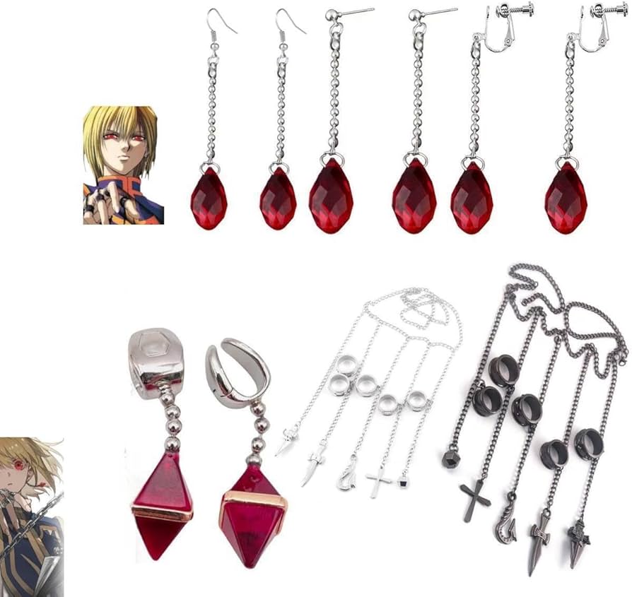Amazon.co.jp: ピアス クラピカ ハンター×ハンター 耳飾り ピアス