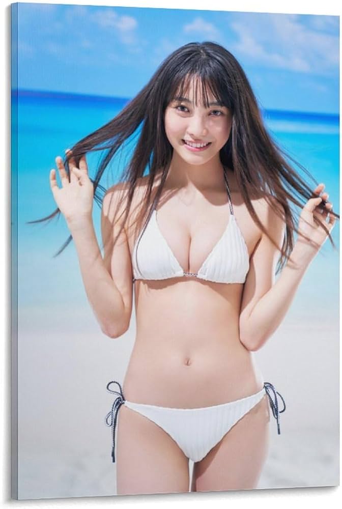Amazon.co.jp: 福田ルミカ 水着 ポスター 印刷 ポスター キャンバス