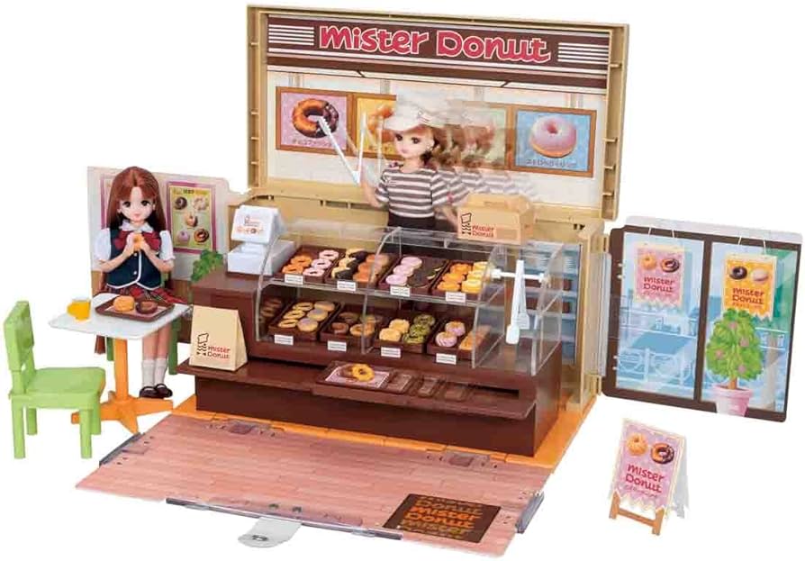 Amazon.co.jp: リカちゃん ドーナツいっぱい ミスタードーナツショップ