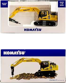 Amazon.com: Universal Hobbies Komatsu PC210LC-11 with Hammer Drill
